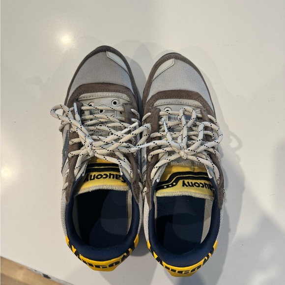 Saucony Jazz DST shoe. Size 8.5. Abstract collection. Grey/Navy. - Picture 5 of 5